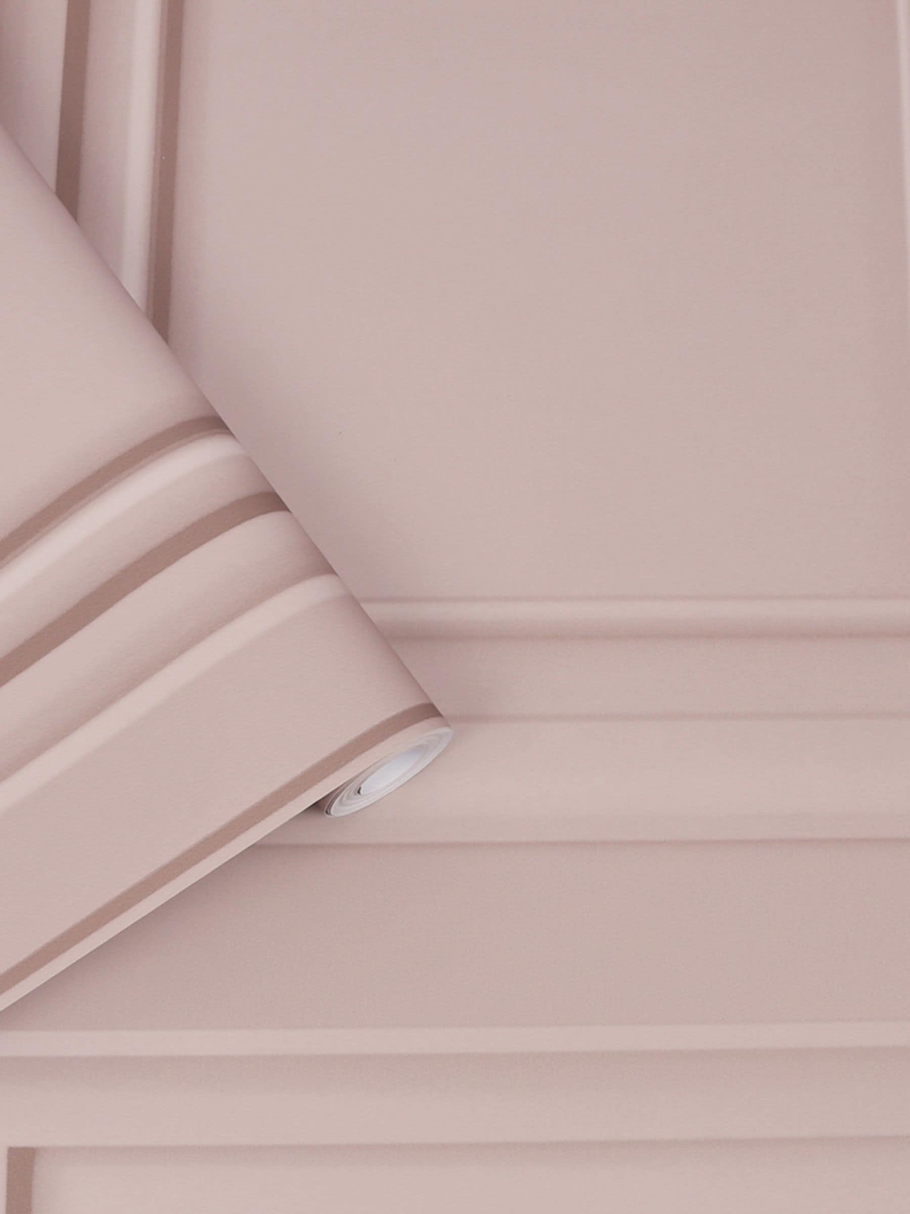 Laura Ashley blush wood panel wallpaper sample A4, UK version