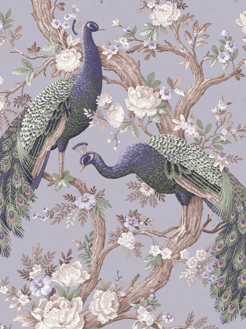 Laura Ashley Pale Iris Belvedere wallpaper sample, imported from the UK
