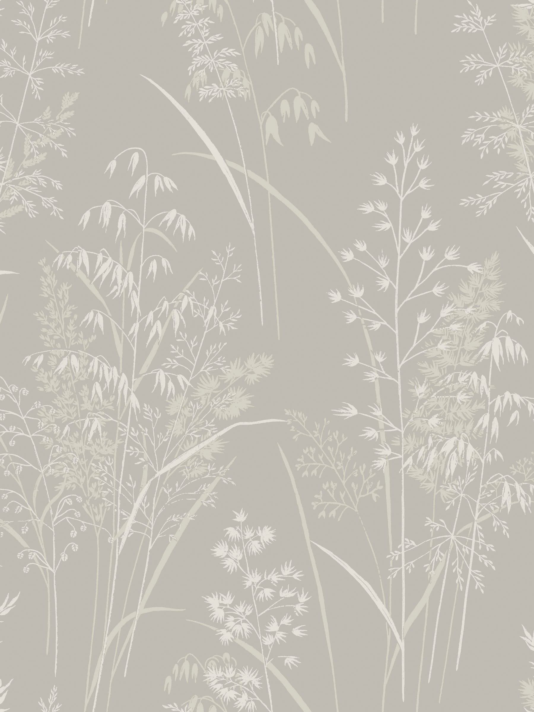 Taupe Leaf Sprigs A4 wallpaper sample - British product
