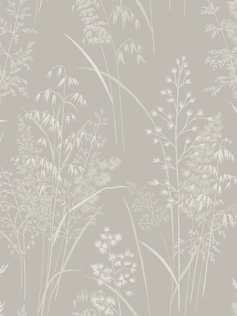 Taupe Leaf Sprigs A4 wallpaper sample - British product
