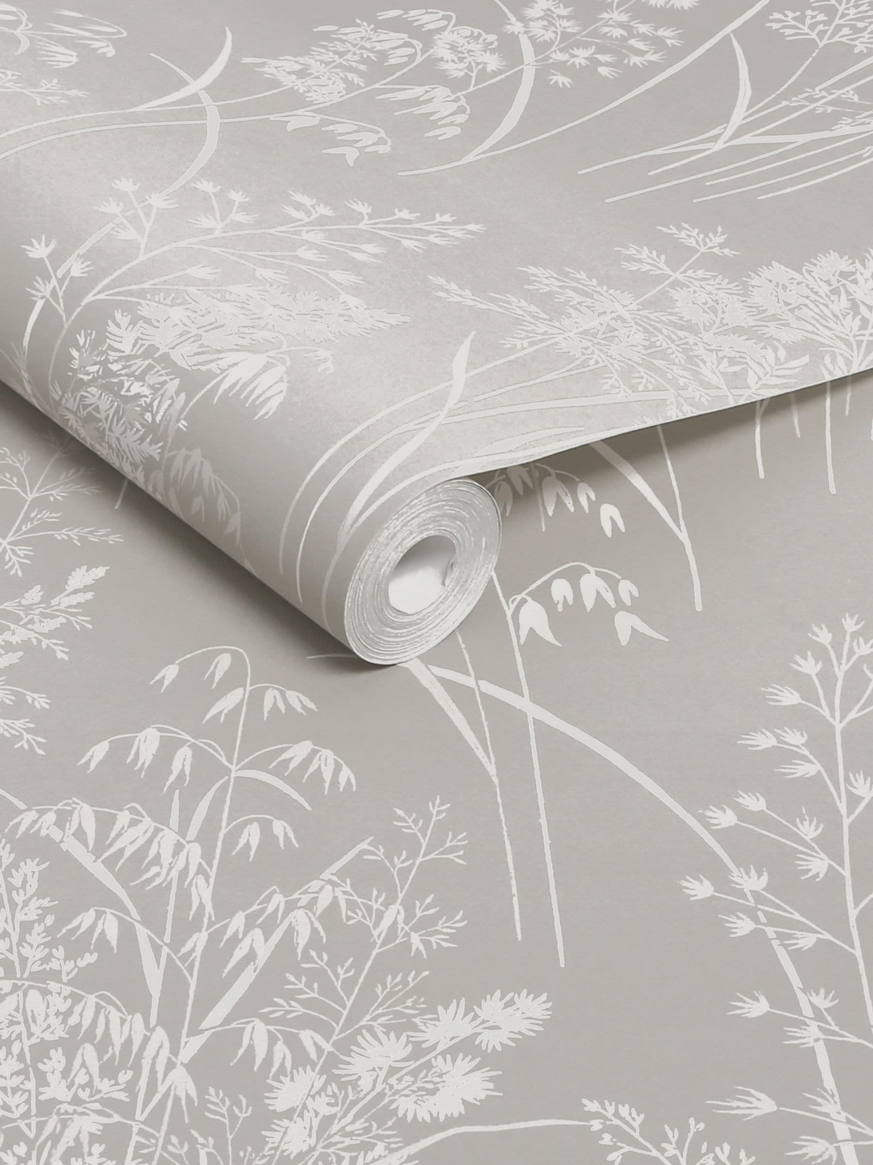 Taupe Leaf Sprigs A4 wallpaper sample - British product