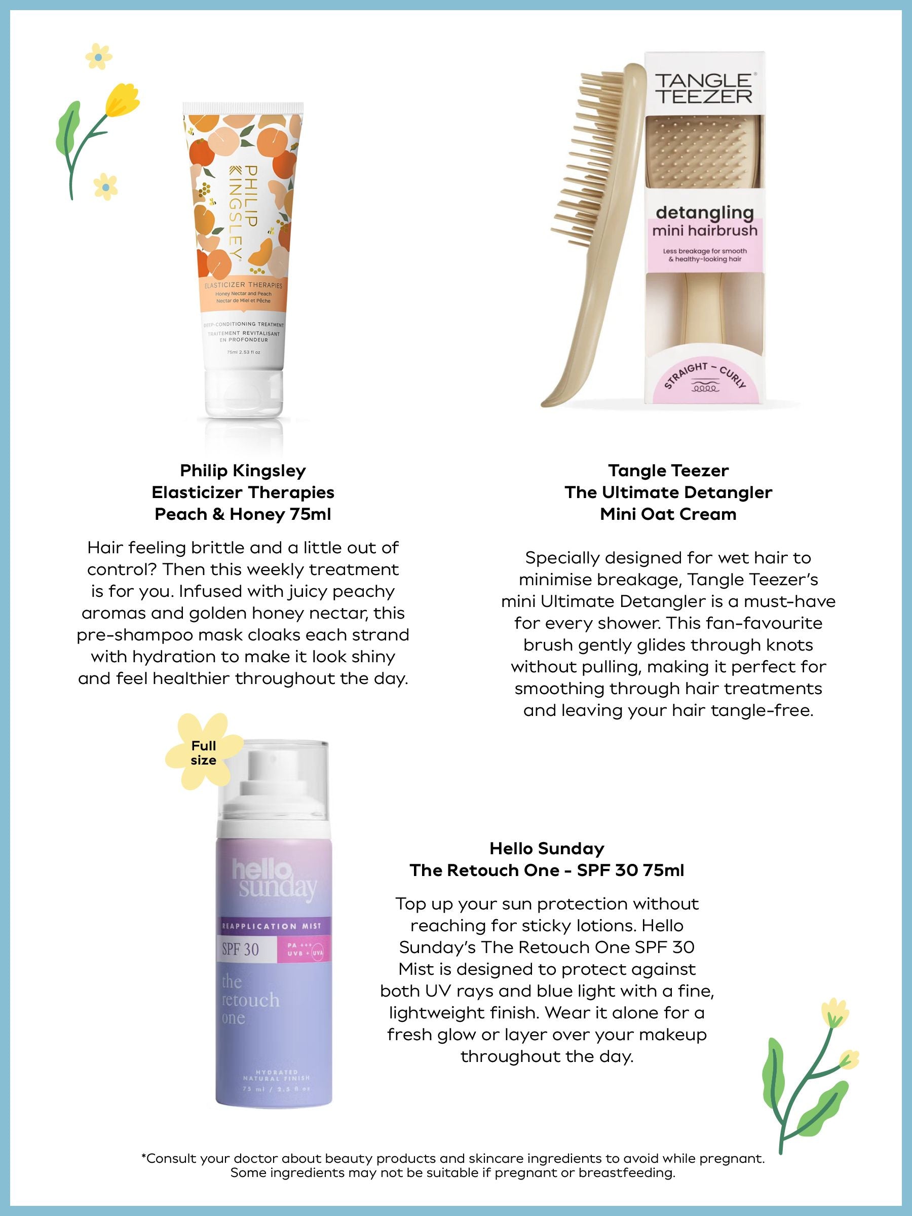 New Season Swaps beauty box with hair and skincare, UK version