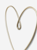 Silver metal wire heart wall art set of 3 (British brand)