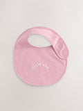 Pink Heart baby bibs 5 pack cotton (British brand)