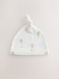 Ecru Fairy Mouse baby beanies 3 pack 0-12mths, UK version