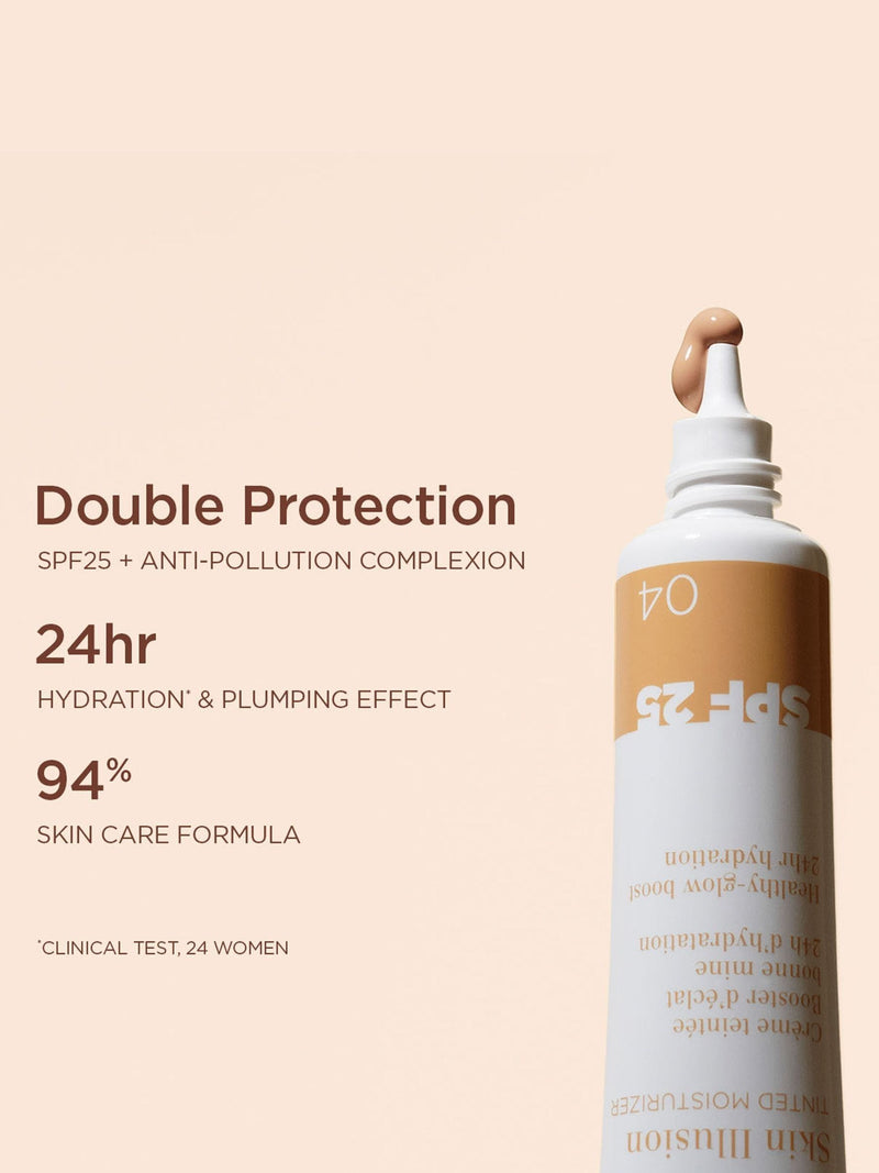 Clarins Skin Illusion SPF25 Tinted Moisturiser 40ml - British product