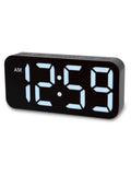 Acctim Clocks Black Ramone LED Farbwechsel Wecker - Britisches Produkt