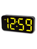 Acctim Clocks Black Ramone LED Farbwechsel Wecker - Britisches Produkt