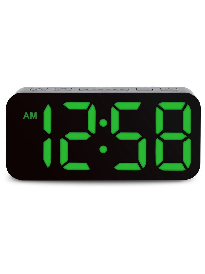 Acctim Clocks Black Ramone LED Farbwechsel Wecker - Britisches Produkt
