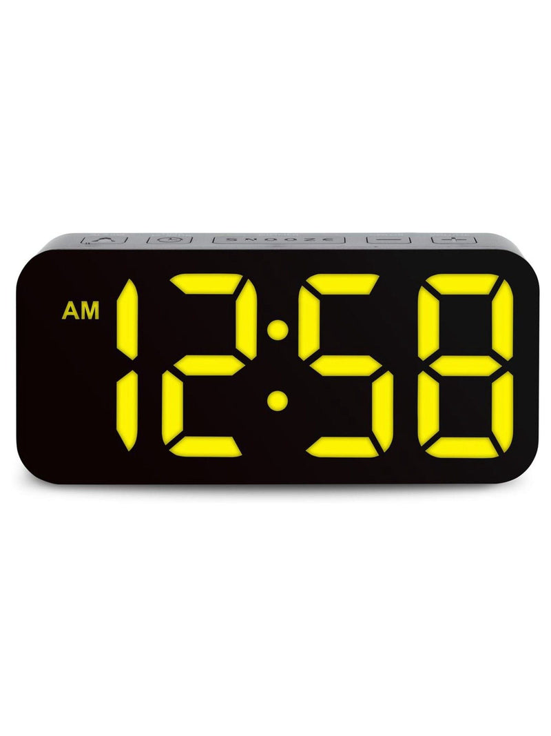 Acctim Clocks Black Ramone LED Farbwechsel Wecker - Britisches Produkt