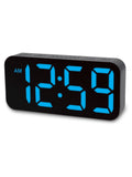 Acctim Clocks Black Ramone LED Farbwechsel Wecker - Britisches Produkt