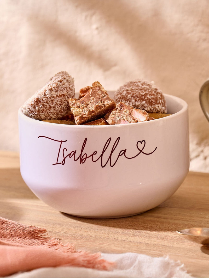 No Ordinary Gift personalised ceramic bowl (British brand)