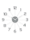 Acctim Clocks Pigeon Grey Astraea spoke wall clock