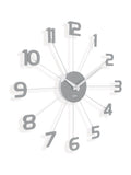 Acctim Clocks Pigeon Grey Astraea spoke wall clock