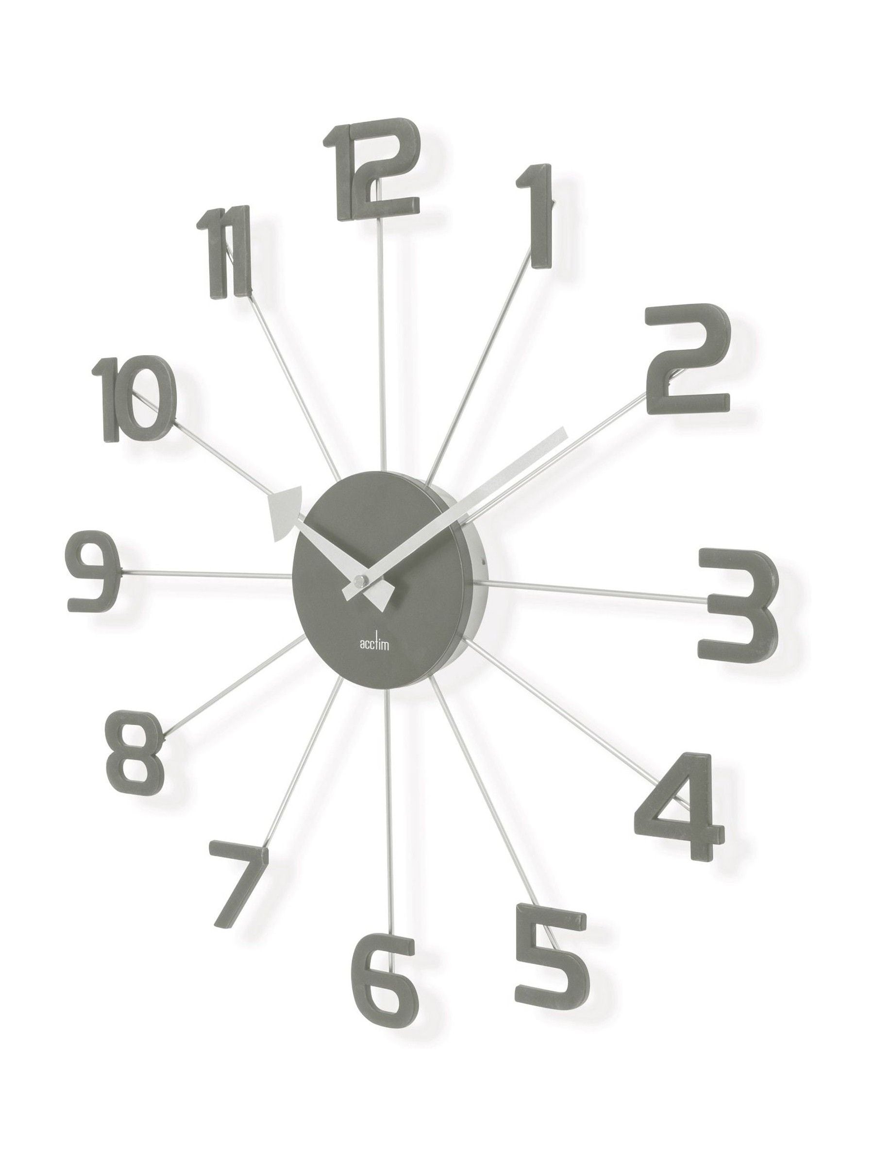 Acctim Clocks Slate Green Astraea spoke wall clock