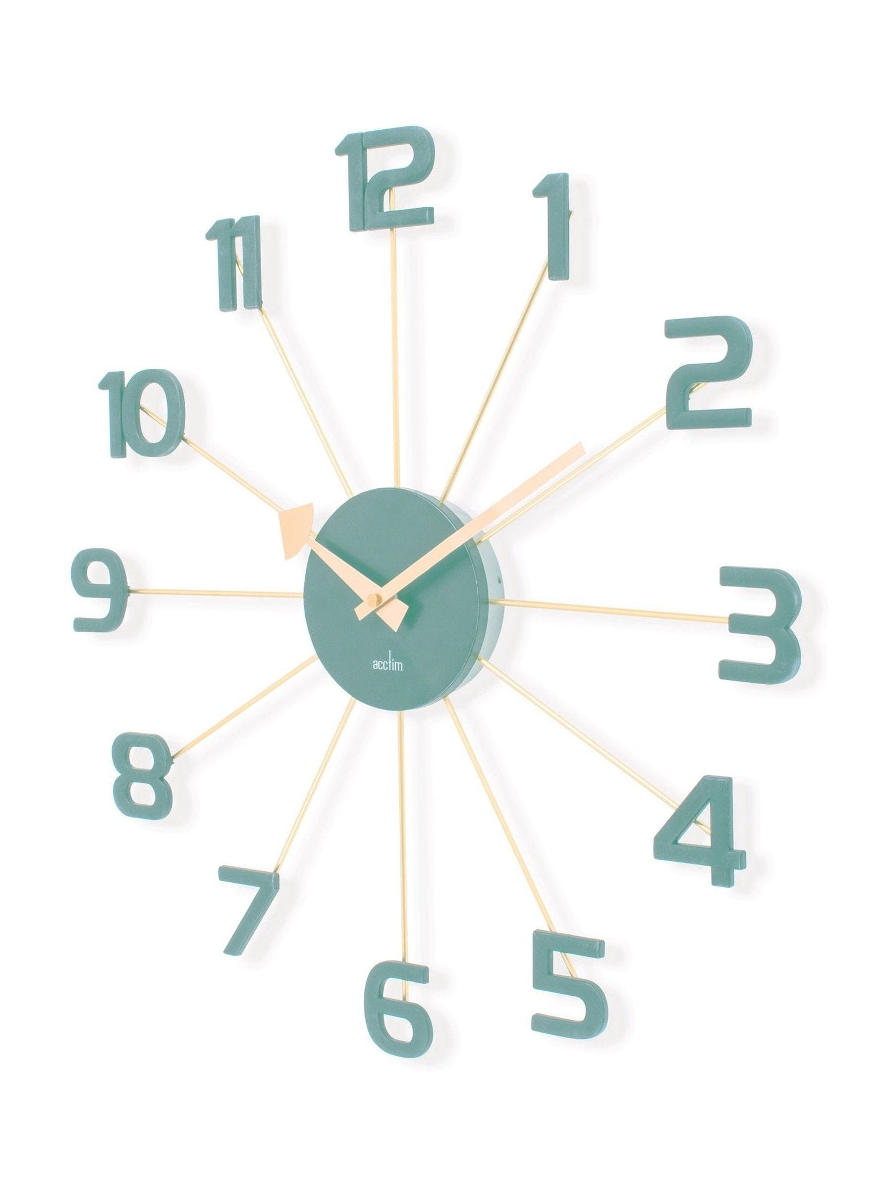 Acctim Clocks Cloverfield Astraea spoke wall clock