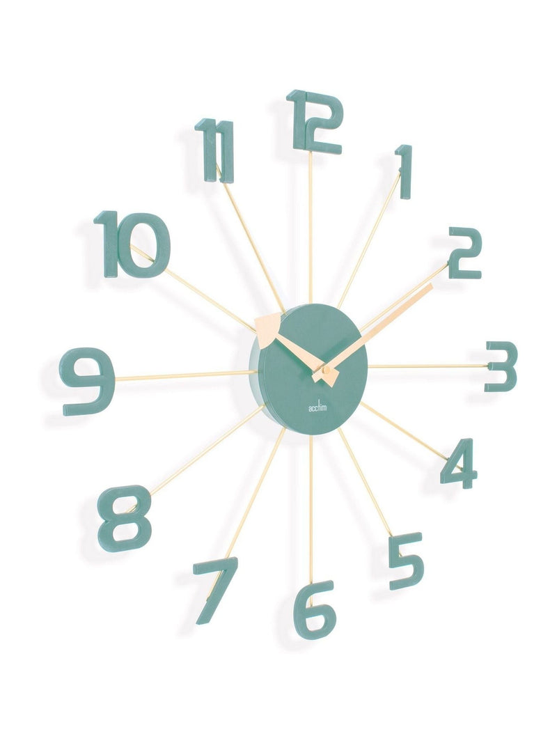 Acctim Clocks Cloverfield Astraea spoke wall clock
