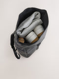 Black rubberised backpack roll top - British product