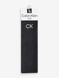 Calvin Klein golf towel black waffle weave, imported from the UK