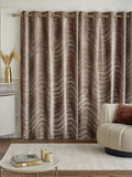 Collection Luxe mocha brown velvet curtains eyelet lined (British brand)