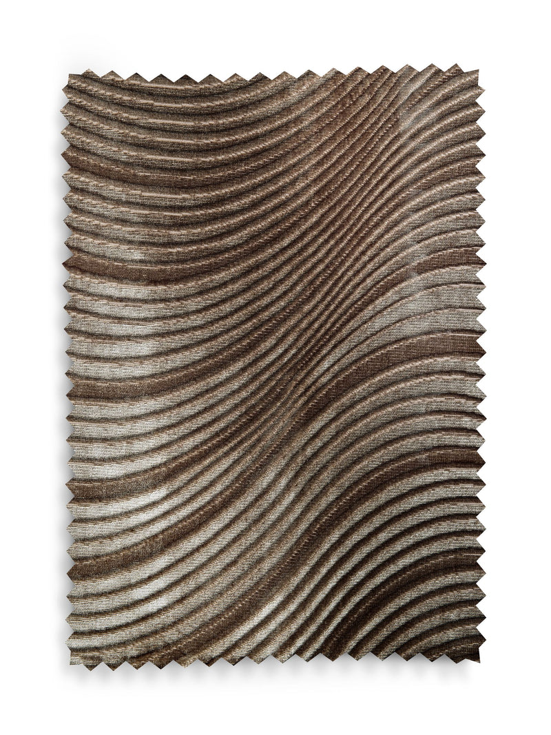 Collection Luxe mocha brown velvet curtains eyelet lined (British brand)