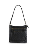 Pavers Black Multi-Zip Leather Cross-Body Bag