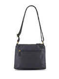 Pavers multi-pocket leather cross-body bag, imported from the UK