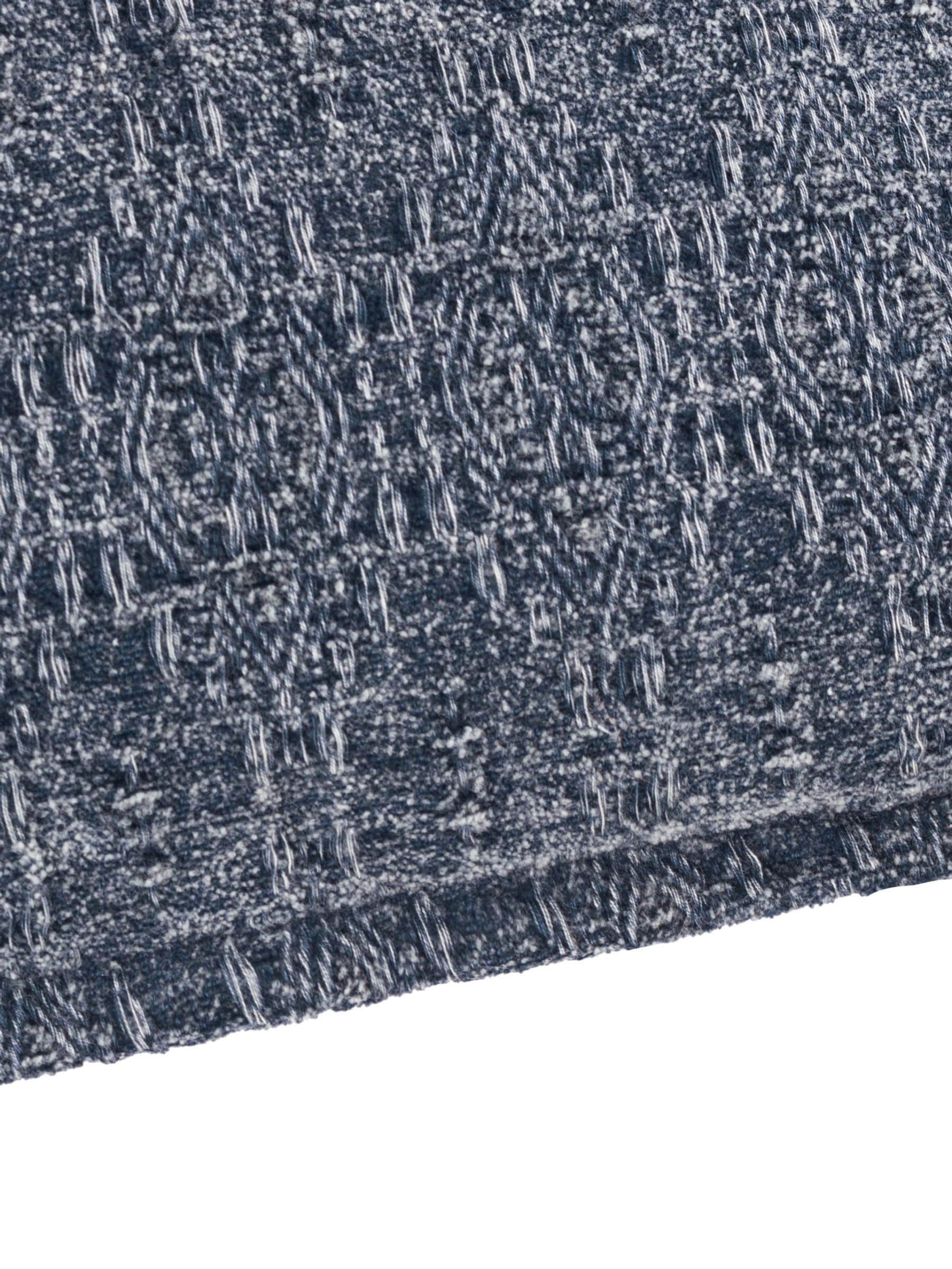 Yard Indigo Ramas Jacquard cushion 40x60cm (British brand)