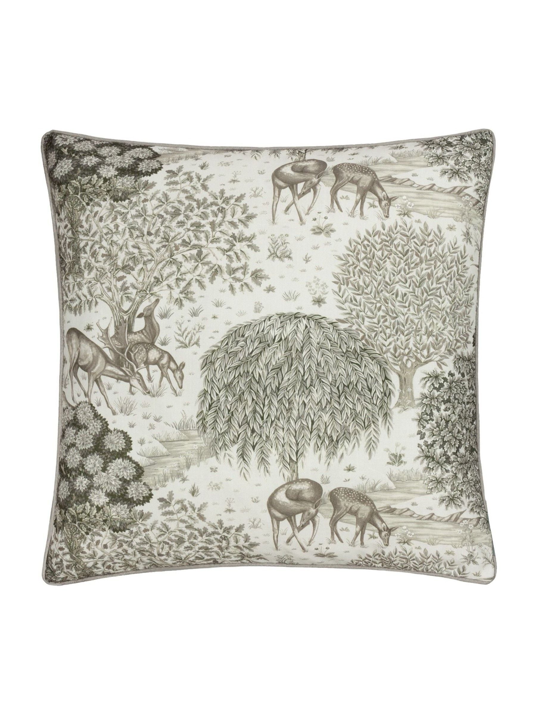 Morris & Co Brook Printed outdoor cushion 55cm, UK version