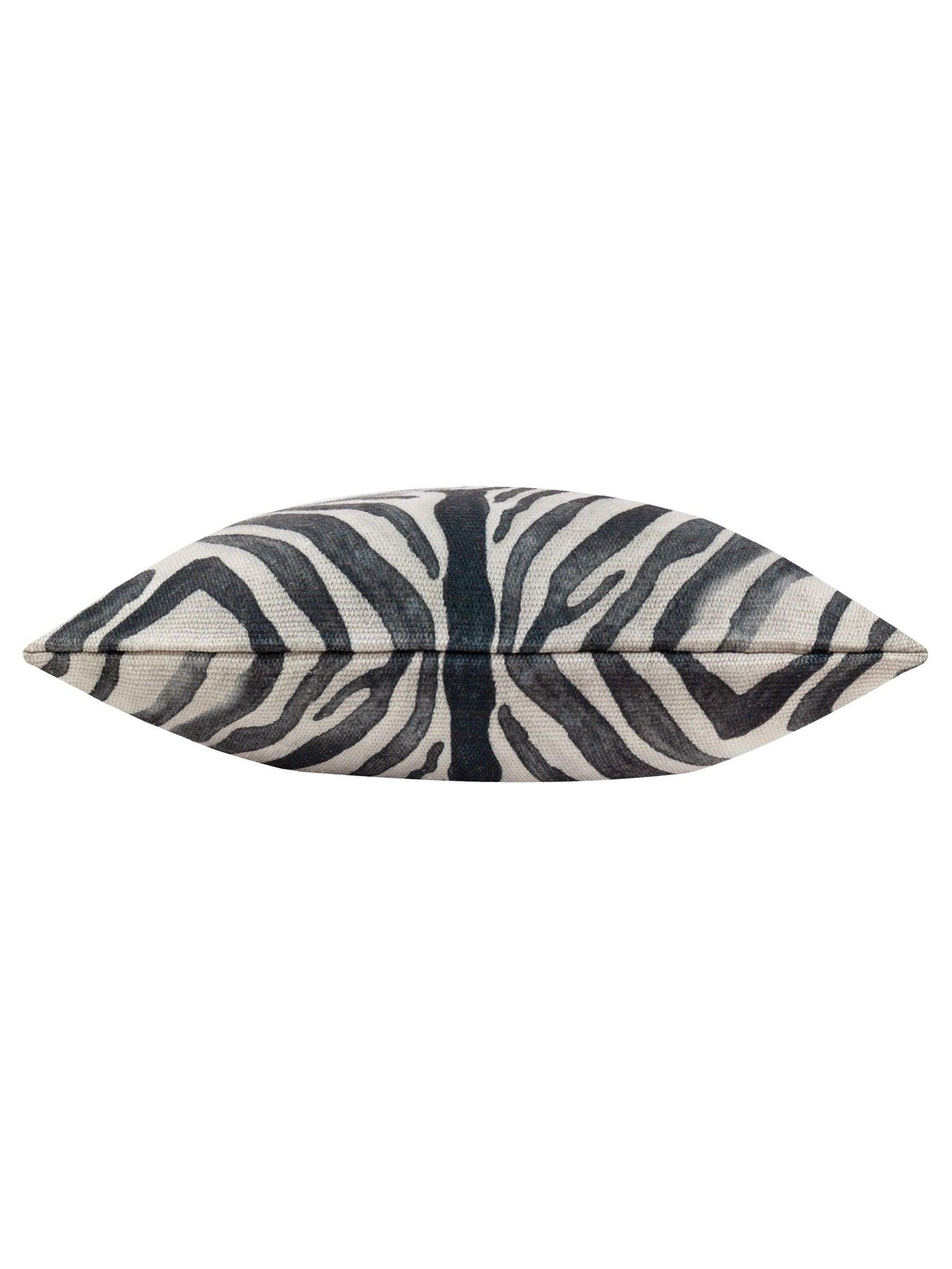 Paoletti zebra woven cushion 50x50, UK version