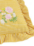 Wylder Martha embroidered ruffle cushion, UK version