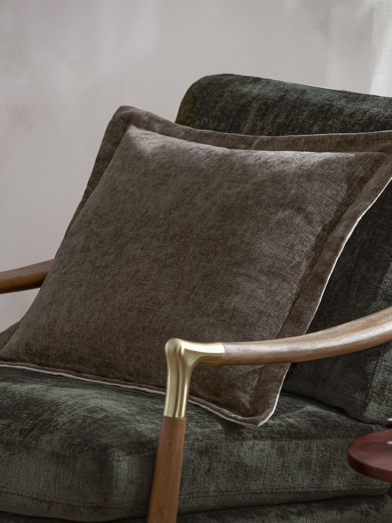 Yard Pecan Dune Chenille Cushion