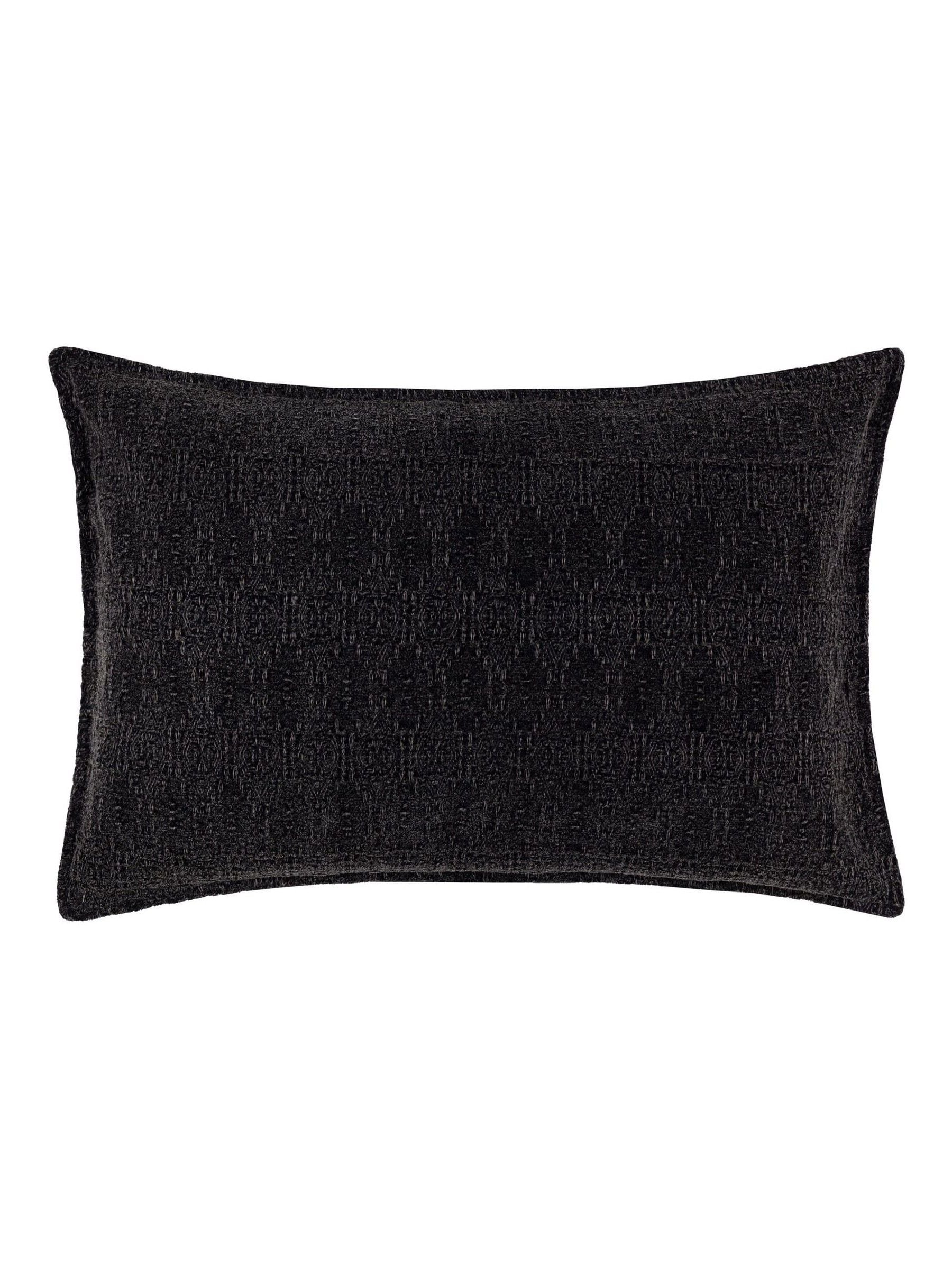 Yard Black Ramas Jacquard Cushion