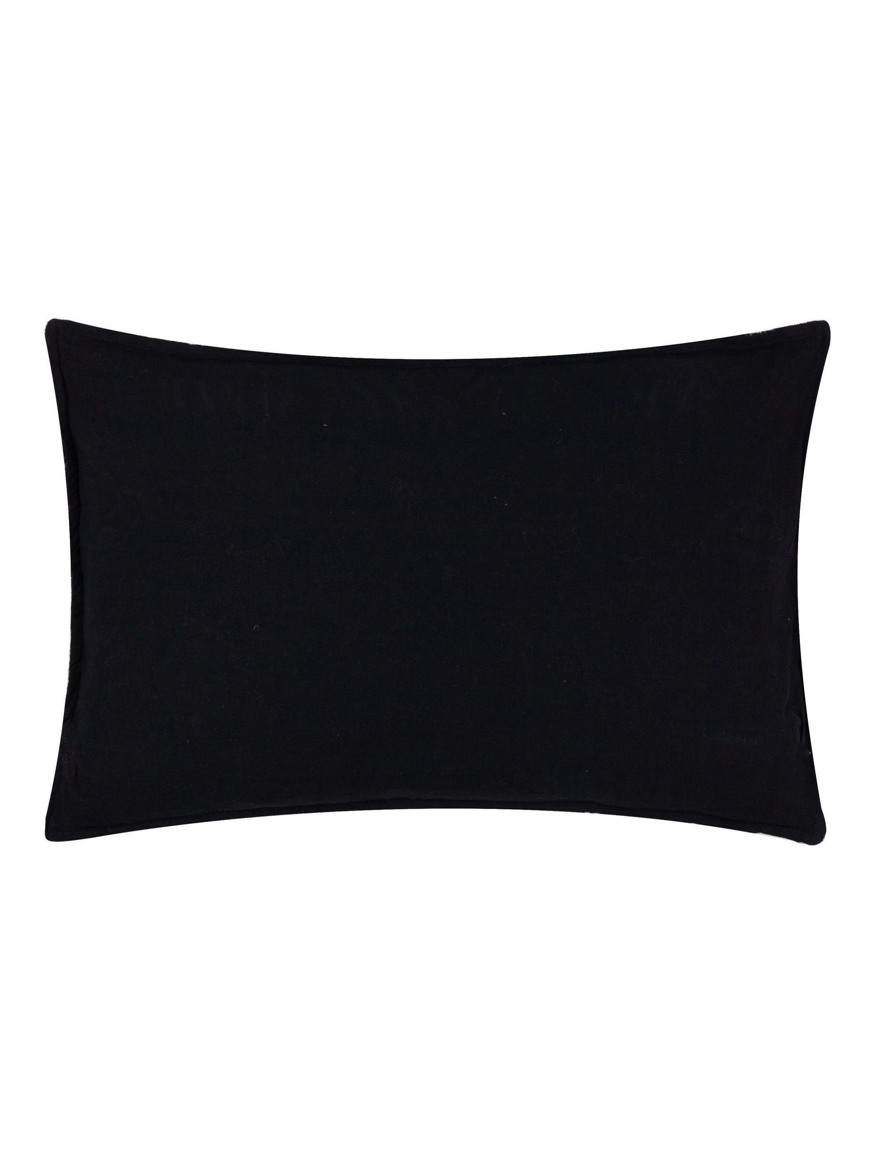 Yard Black Ramas Jacquard Cushion