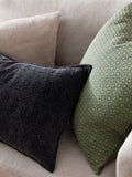 Yard Black Ramas Jacquard Cushion