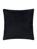 Paoletti black guilded palms cushion velvet metallic embroidery (British brand)