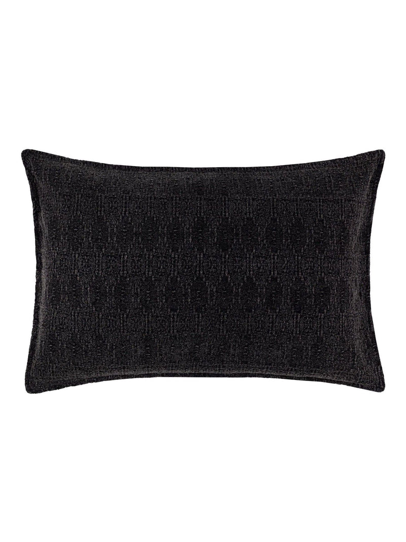 Yard Black Ramas Jacquard Cushion 40x60cm, UK version