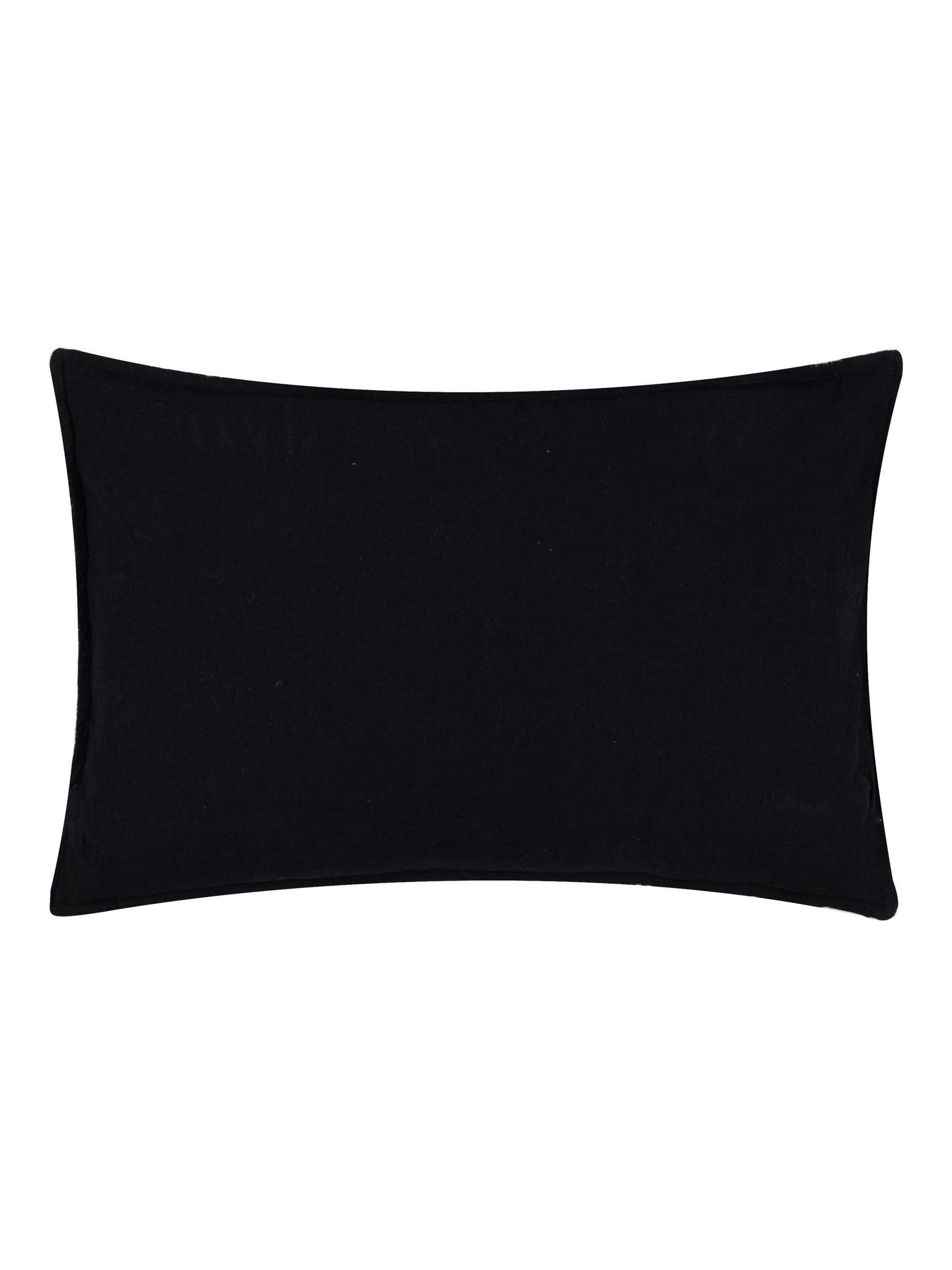 Yard Black Ramas Jacquard Cushion 40x60cm, UK version