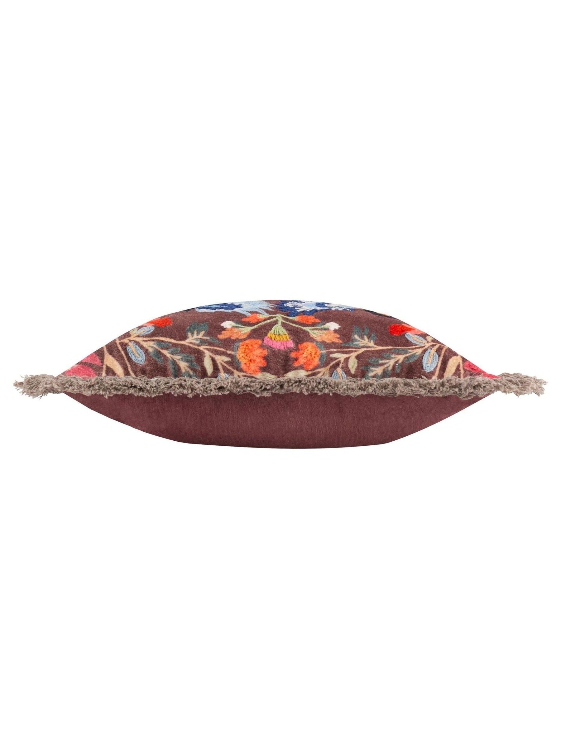 Wylder multicolour mirrored toucan cushion 45cm (British brand)