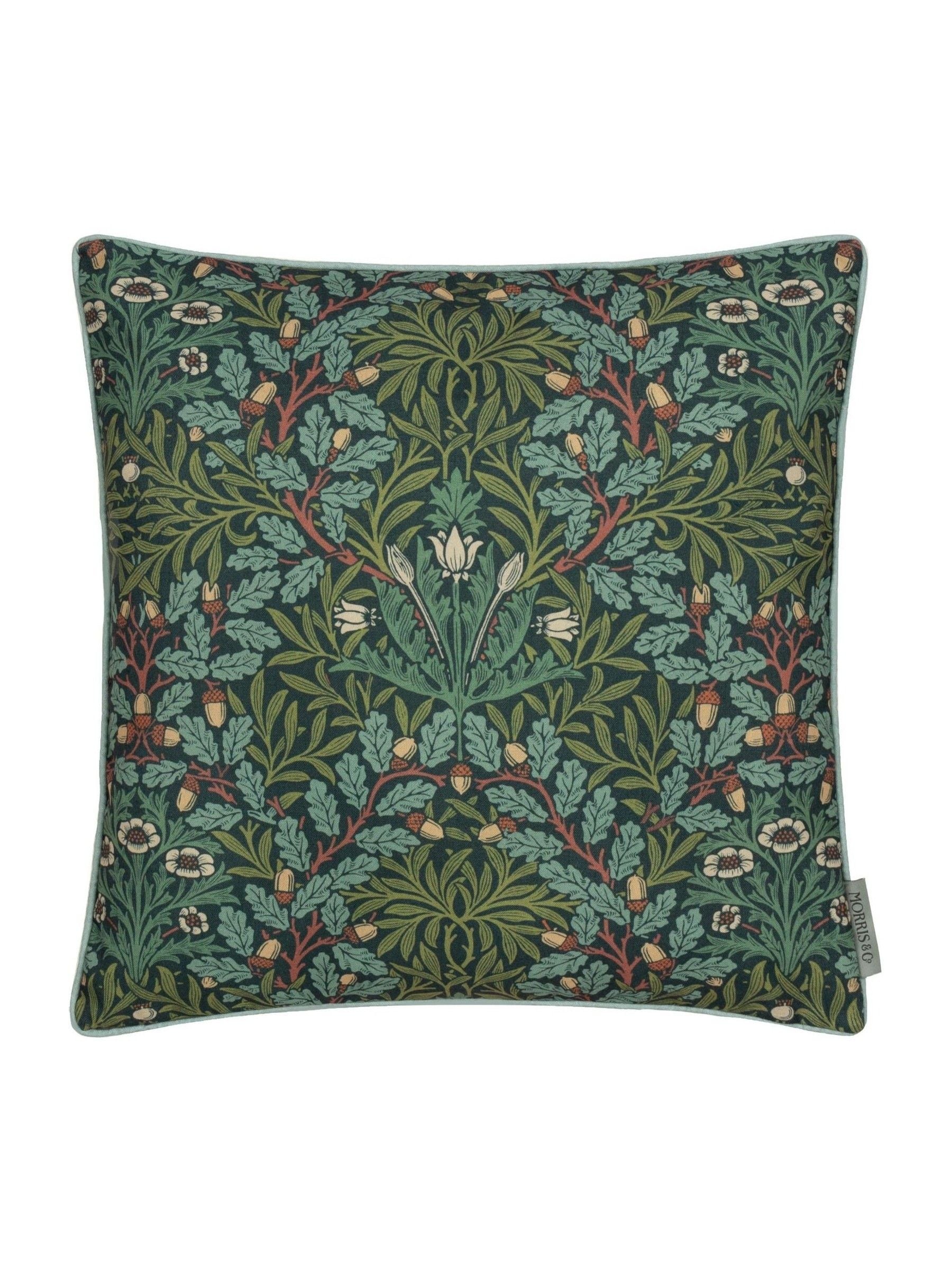 Morris & Co acorn printed outdoor cushion - British product