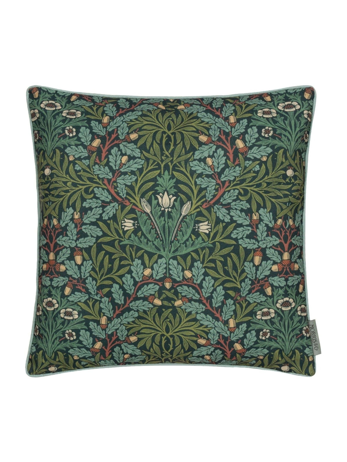 Morris & Co acorn printed outdoor cushion - British product
