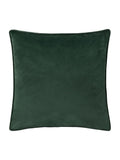 Paoletti emerald Gilded Palms cushion 45cm, imported from the UK