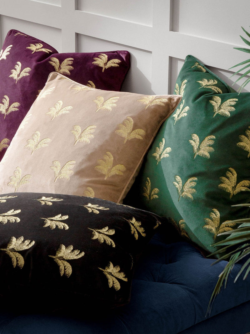 Paoletti Gilded Palms cushion 45cm (British brand)