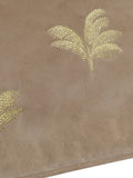 Paoletti Mink Guilded Palms cushion 45cm, UK version