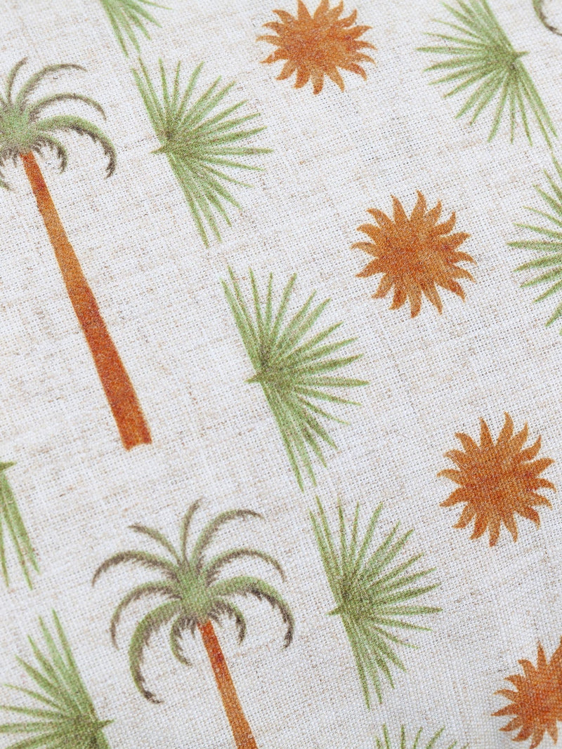 Furn Tropicala multicolour palm printed cushion, imported from the UK