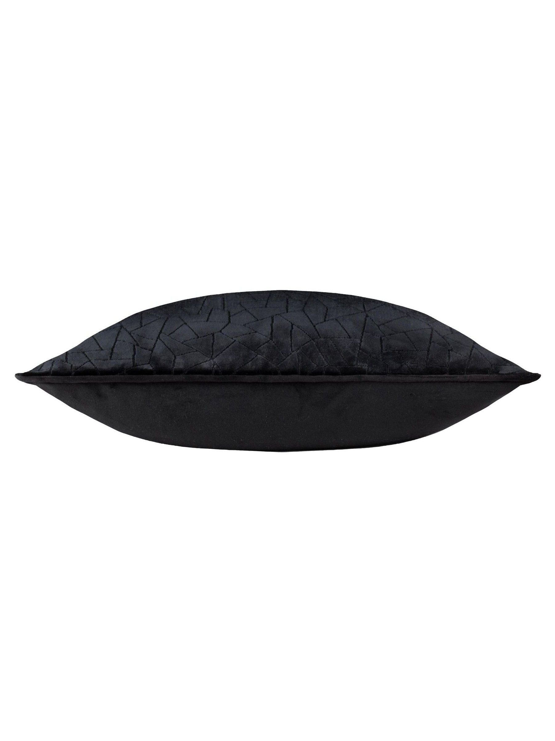 HÖEM piped velvet cushion 45cm - British product