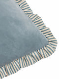 Wylder Solene ruffle velvet cushion 45cm, UK version
