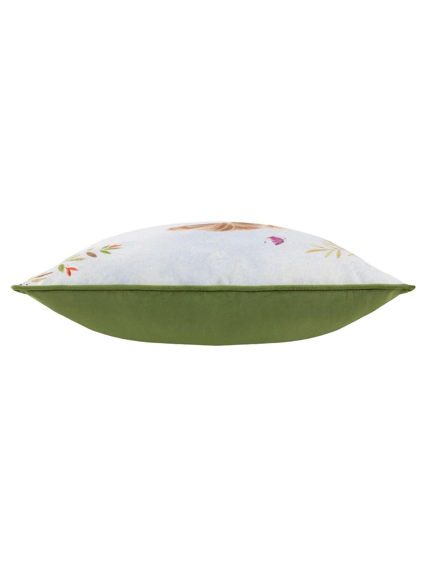 Evans Lichfield Daisy Hill Charlie Cockapoo printed cushion, imported from the UK