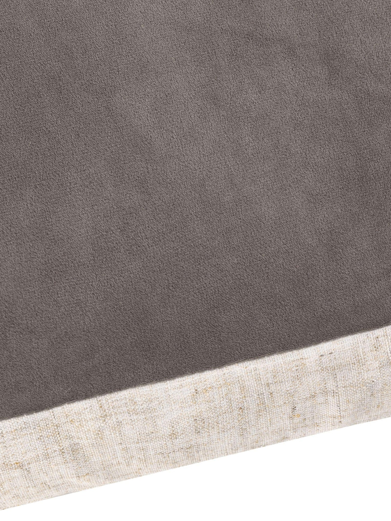 Yard taupe Auden velvet cushion 50cm (British brand)