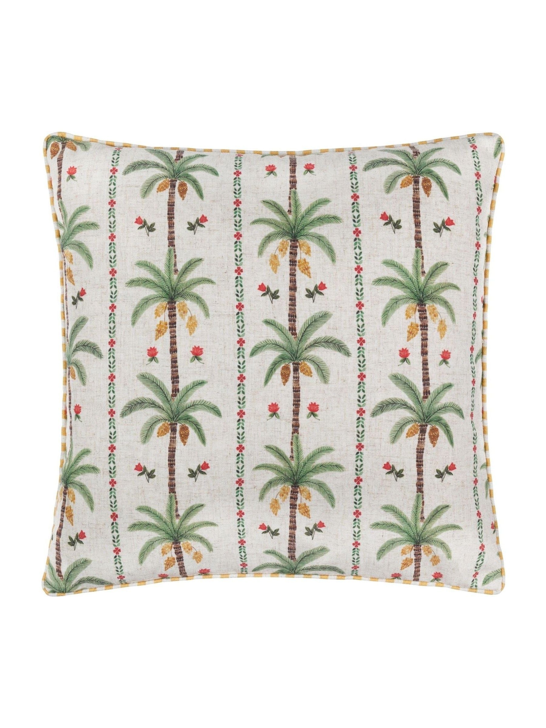 Wylder Tropics multicolour leopard print cushion 45cm, UK version